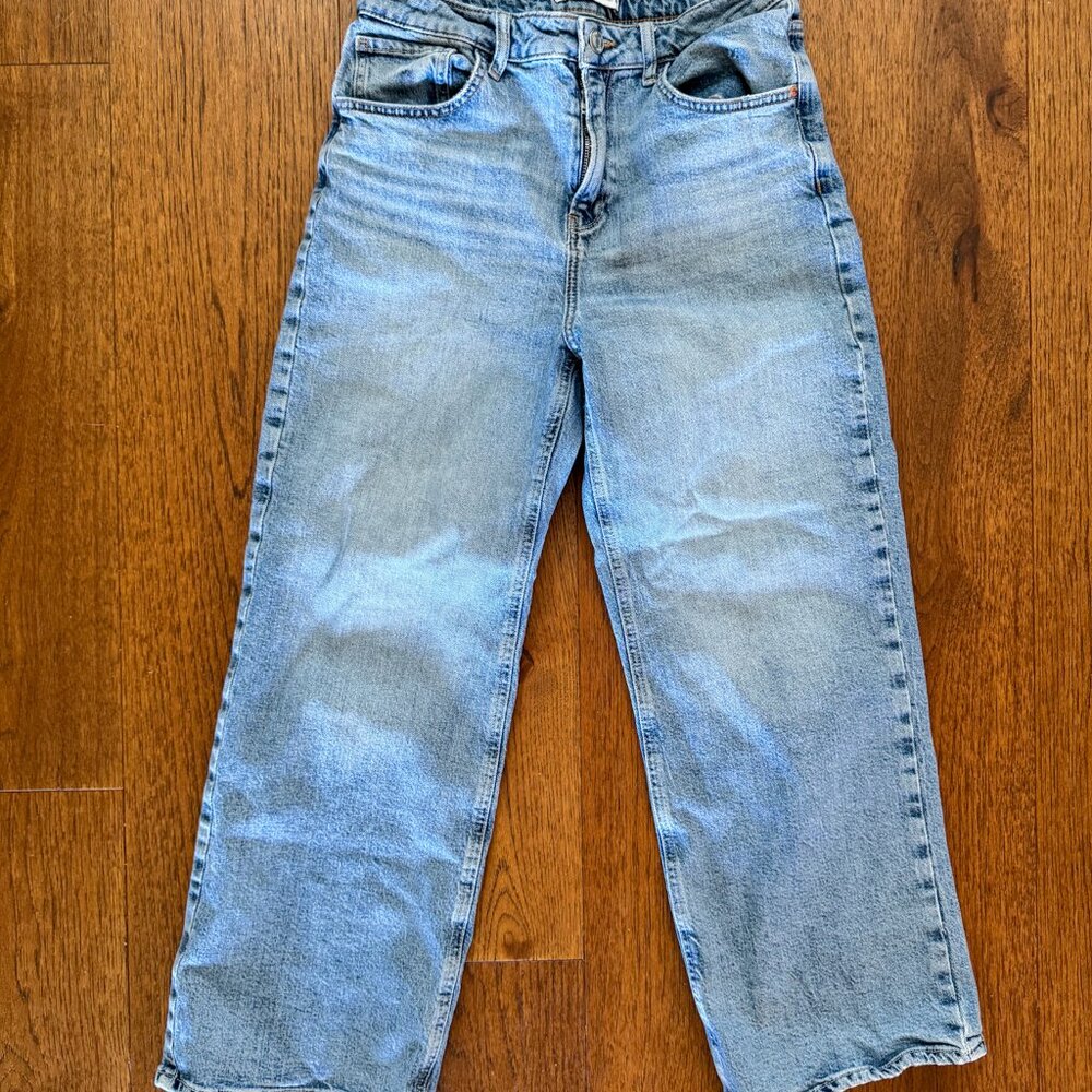 Zara wide leg jeans size 8/40